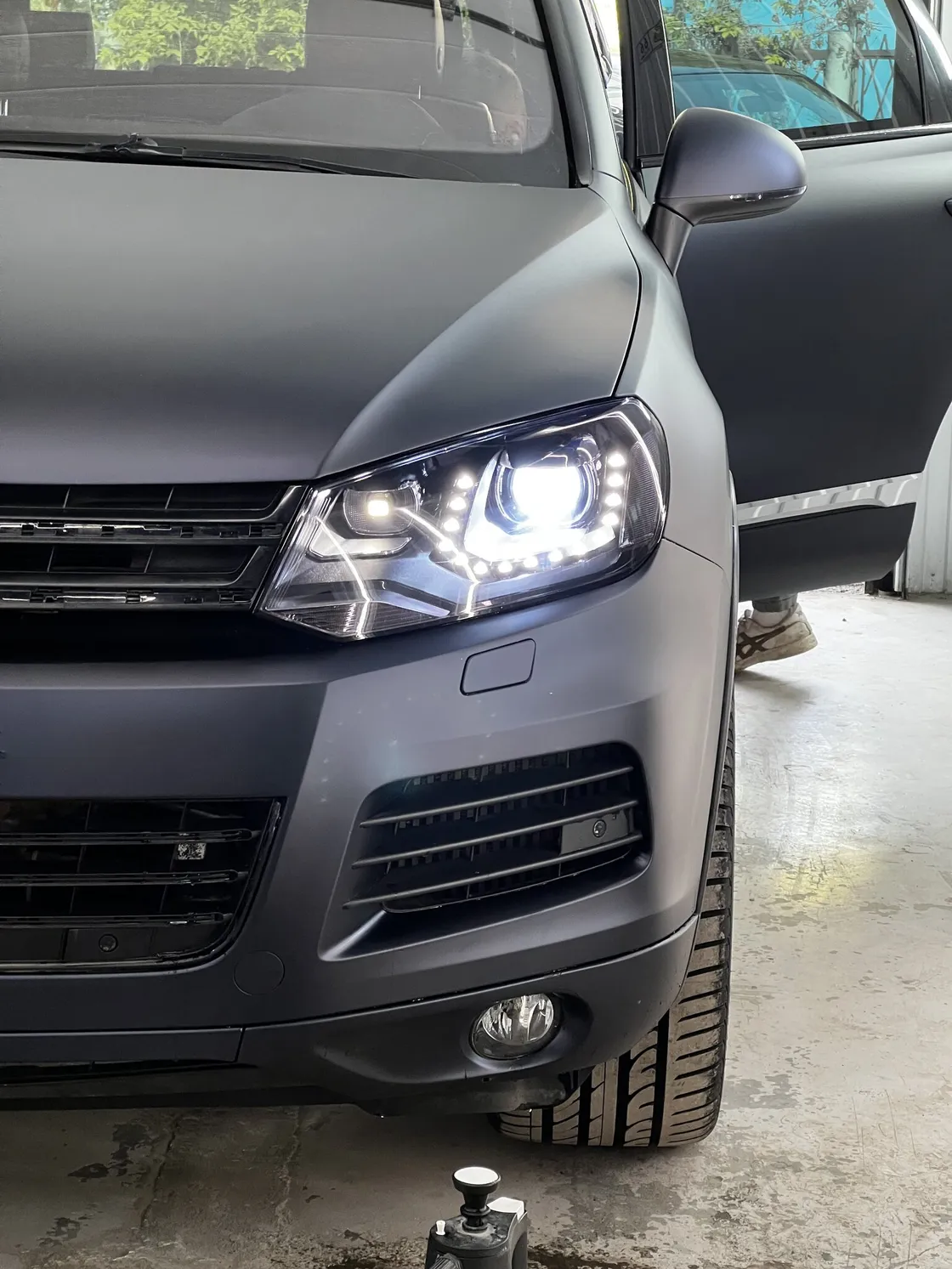 عکس محصول کاور بدنه مشکی آبی مات