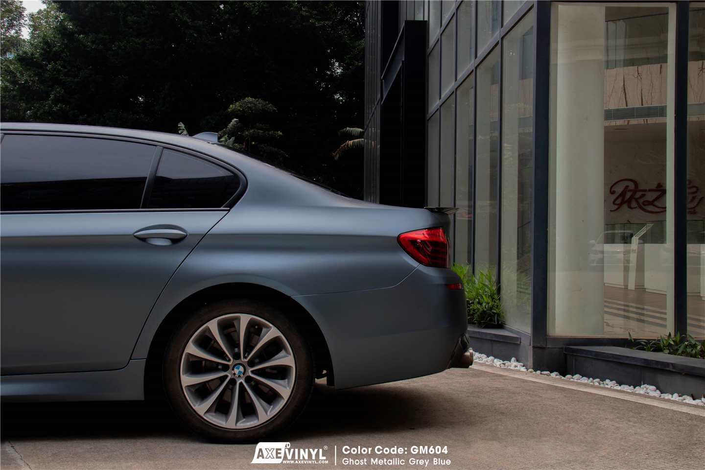 عکس محصول کاور بدنه گوست خاکستری آبی مات متالیک