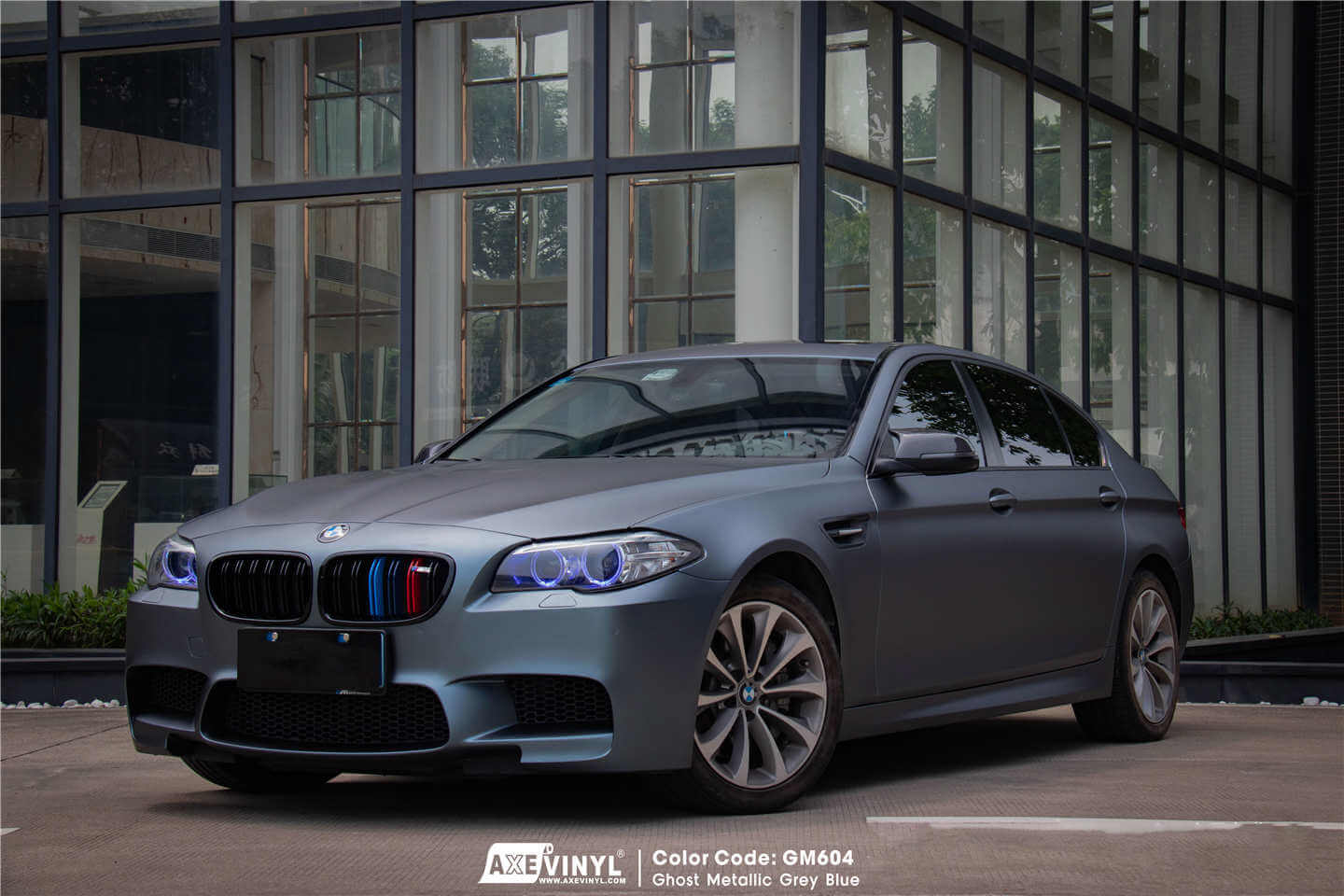 عکس محصول کاور بدنه گوست خاکستری آبی مات متالیک