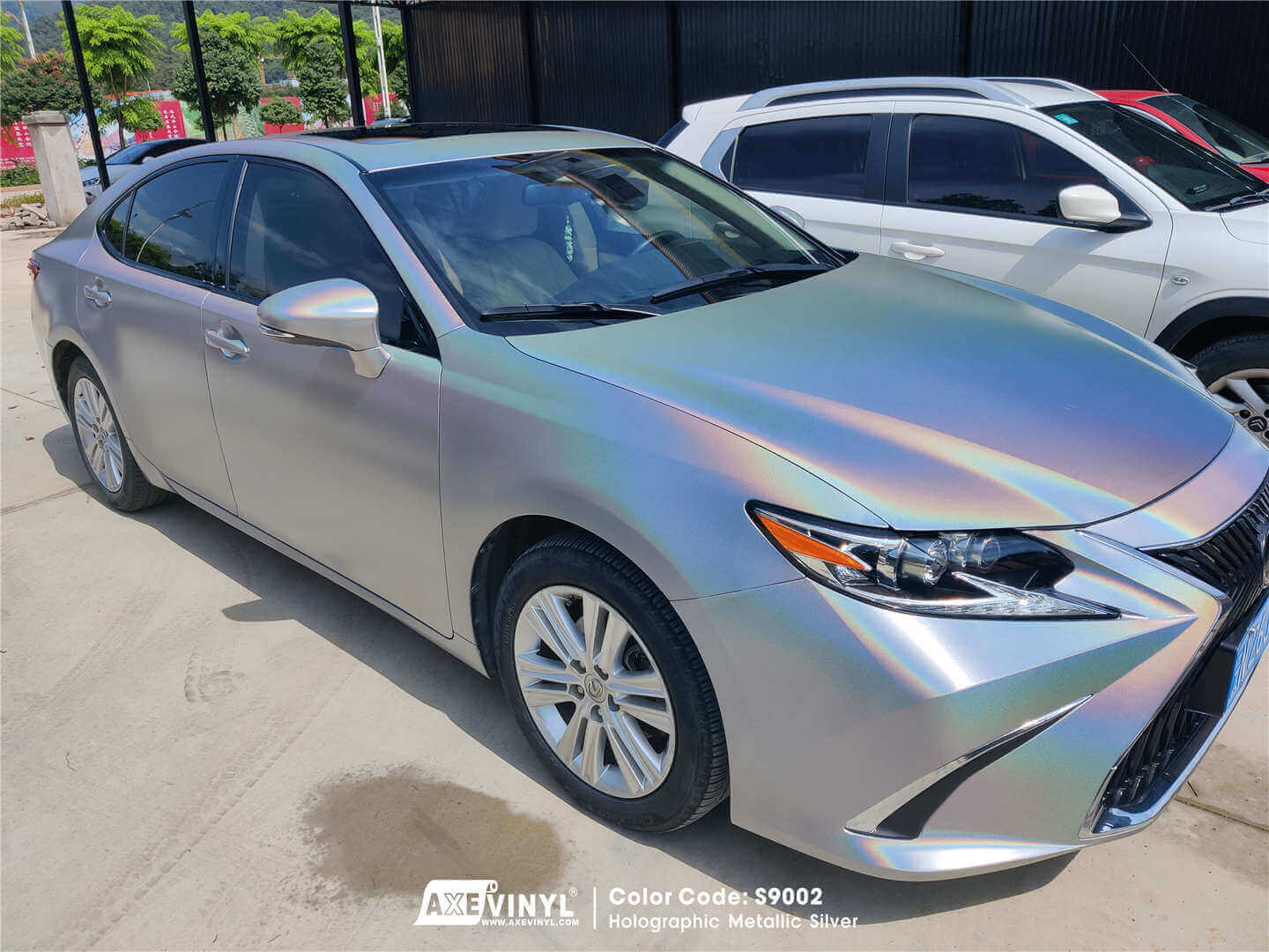 عکس محصول کاور بدنه نقره ای هولوگرافیک براق (کهکشانی)