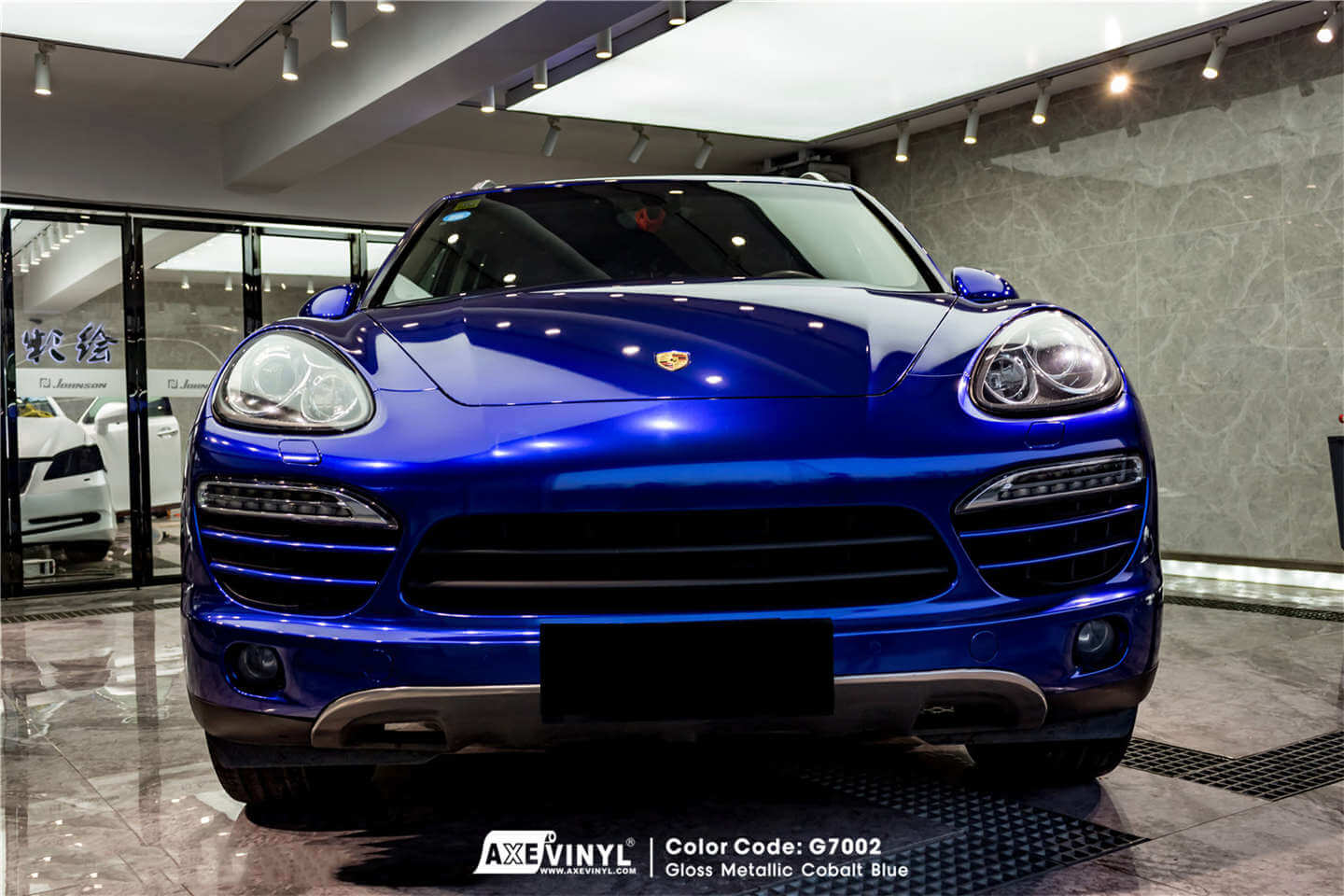 عکس محصول کاور بدنه آبی کبالت متالیک براق