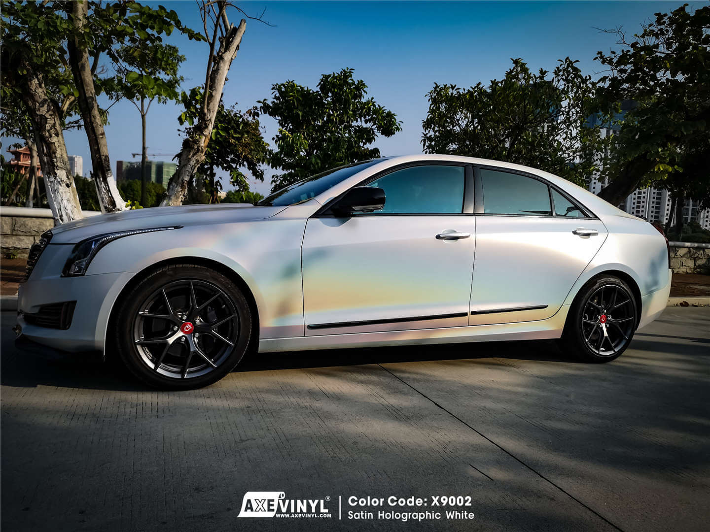 عکس محصول کاوربدنه سفید هولوگرافیک ساتن (کهکشانی)