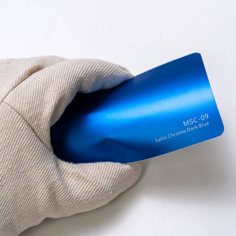 عکس محصول کاور بدنه آبی تیره کروم ساتن (مات)