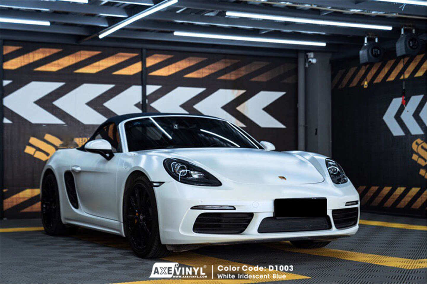 عکس محصول کاور بدنه سفید آبی ایریدسنت ساتن