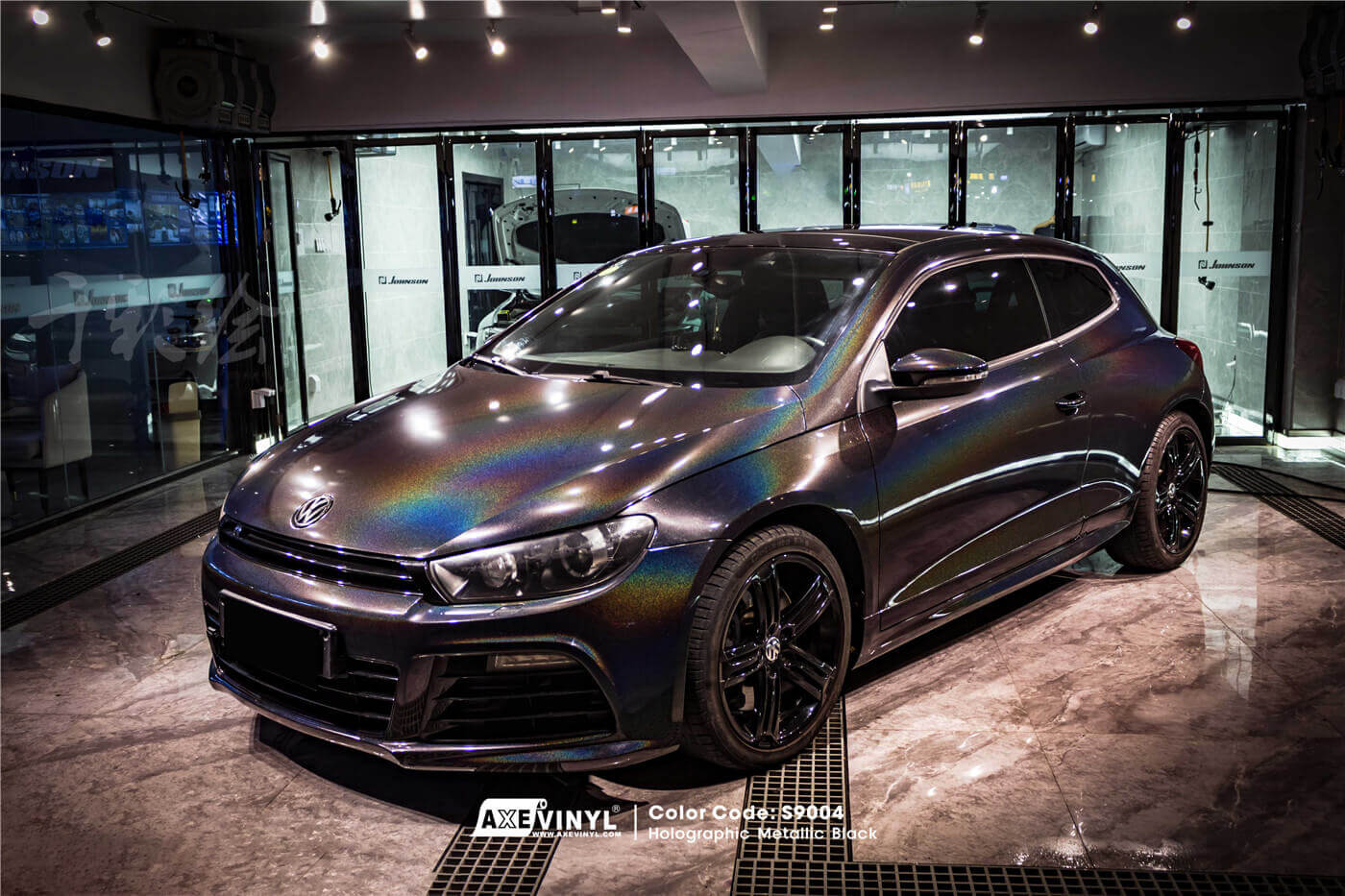 عکس محصول کاور بدنه مشکی هولوگرافیک براق (کهکشانی)