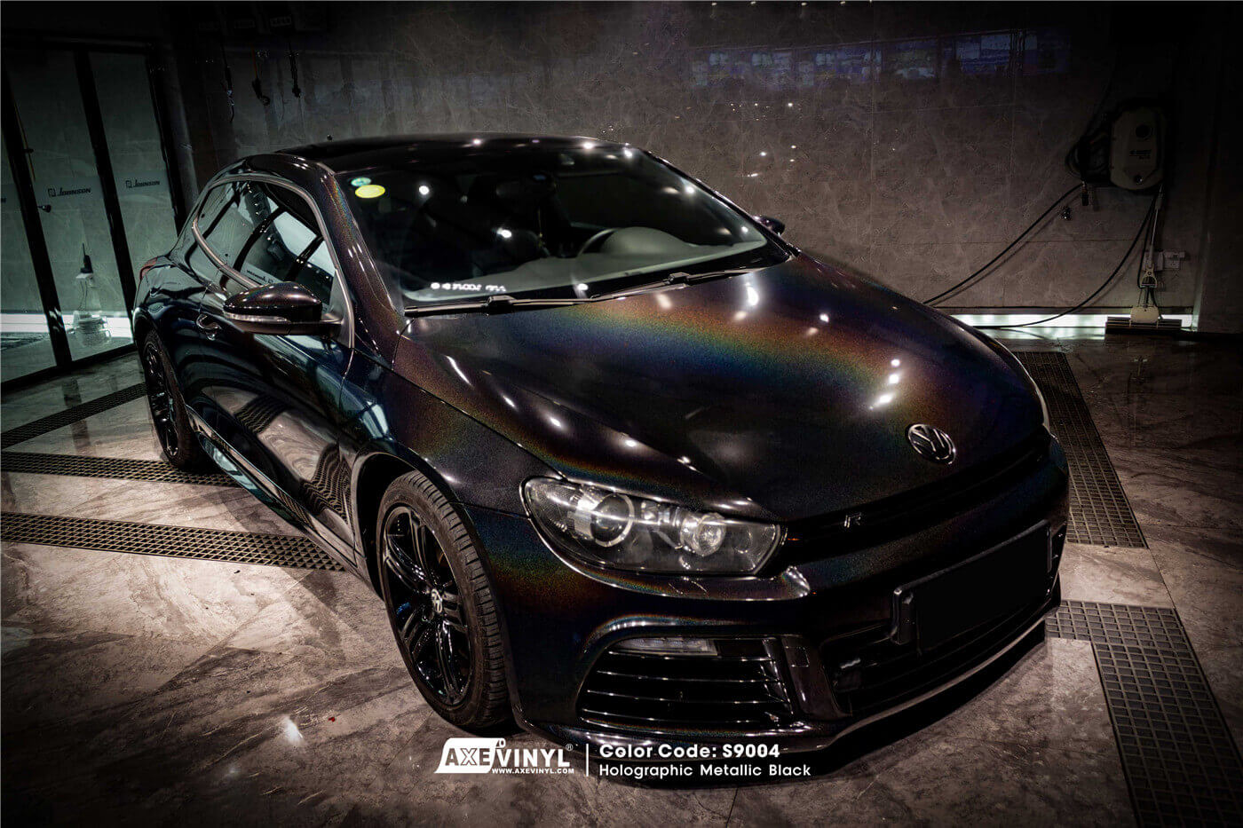 عکس محصول کاور بدنه مشکی هولوگرافیک براق (کهکشانی)