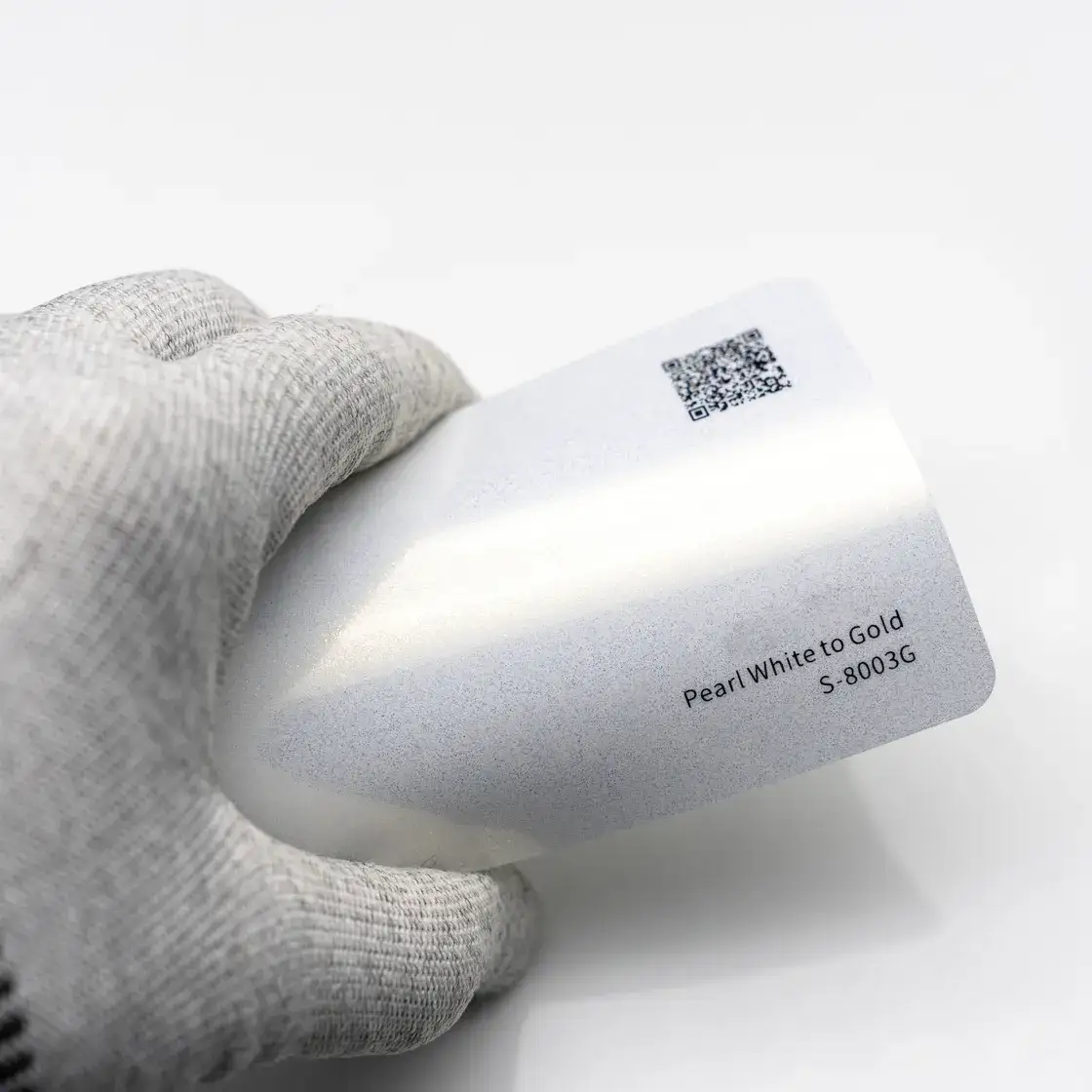 عکس محصول کاور بدنه پیرل سفید به طلایی