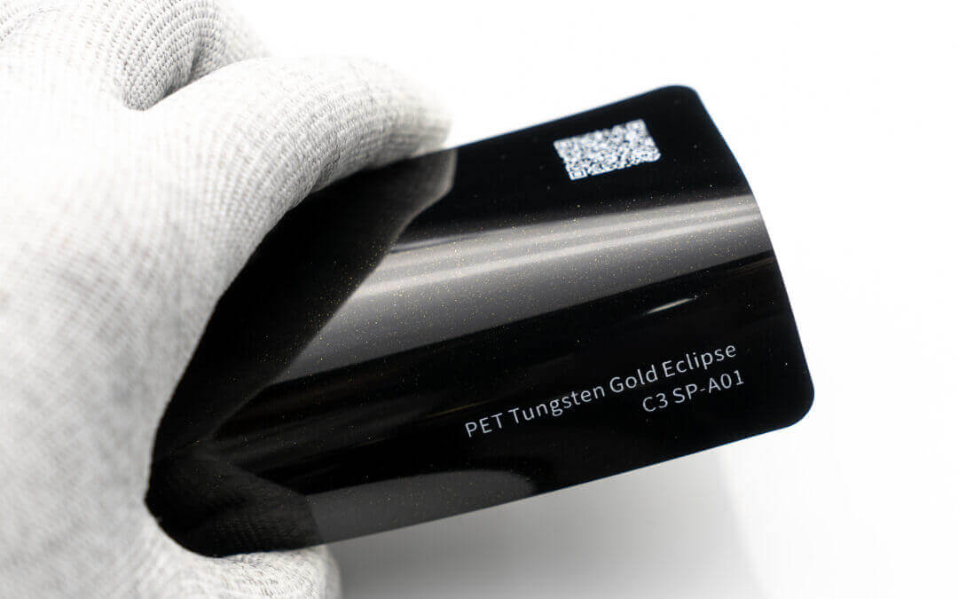 عکس کاور بدنه مشکی طلایی متالیک PET