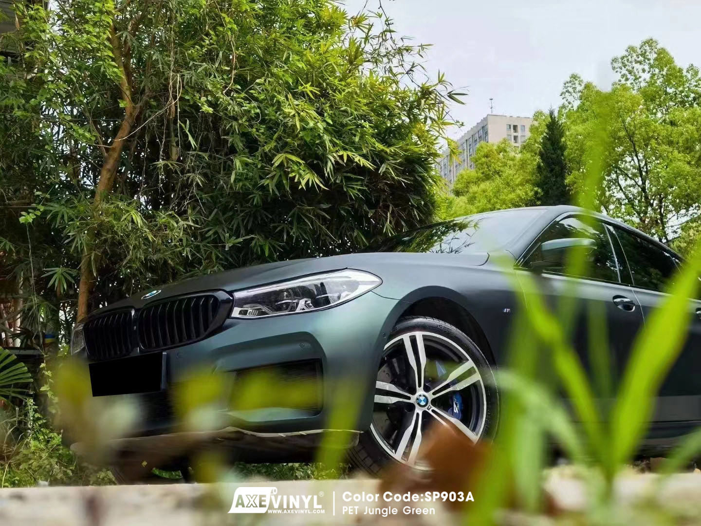 عکس محصول کاور بدنه خودرو سبز تیره مات (سبز جنگلی مات)