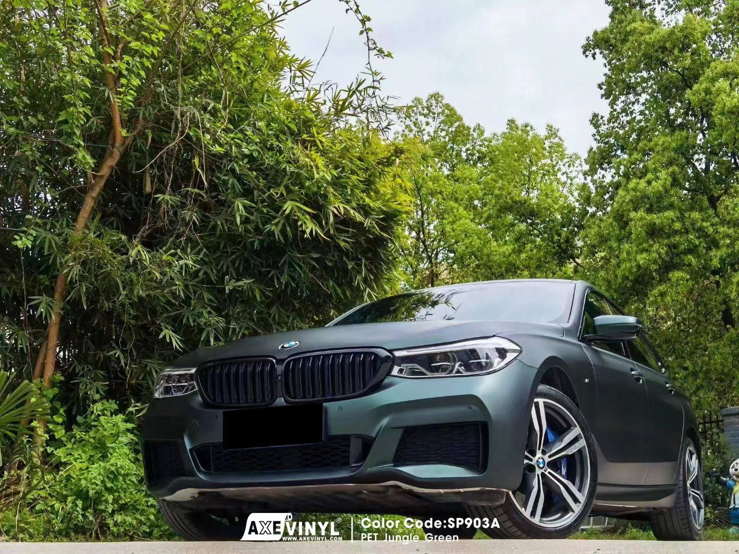 عکس محصول کاور بدنه خودرو سبز تیره مات (سبز جنگلی مات)